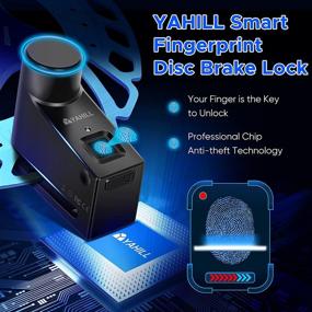 img 3 attached to YAHILL Fingerprint Anti Theft Waterproof Motorcycles