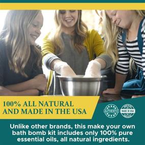 img 1 attached to Bath Bomb Kit: Create 12 DIY Lush Cupcake Mold Bath Bombs, Includes Pure Therapeutic Grade Essential Oils & Gift Box.