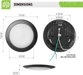 img 2 attached to Dimmable Profile Recessed Location Industrial Electrical Lighting Components for ASD