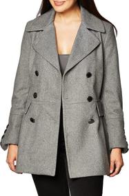 img 2 attached to Calvin Klein Womens Polished Button Women's Clothing and Coats, Jackets & Vests