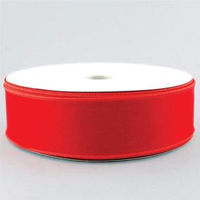 img 1 attached to 2.5 Inch Wide Red Wire Ribbon Velvet - Wired-Edge Trim for Gift Wrapping Bow, Indoor and Outdoor Christmas Tree Trimming, Winter Wedding Ribbons, Xmas Crafts and Gifts (Pack of 30)