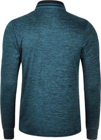 img 3 attached to 👕 Men's Athletic Collared Shirts - Wancafoke Sleeve Shirts for Comfort and Style