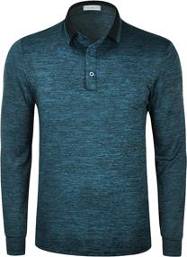 img 4 attached to 👕 Men's Athletic Collared Shirts - Wancafoke Sleeve Shirts for Comfort and Style