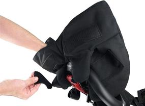 img 3 attached to Clicgear Waterproof and Windproof Golf Mittens - Push Cart Mitts for Ultimate Protection