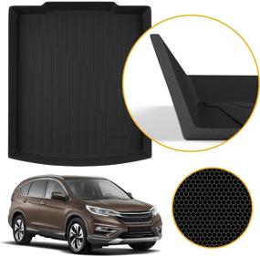 img 4 attached to 100% Protection: Premium Cargo Liner for Honda CR-V 2017-2022 - Custom Fit, Easy-to-Wash & All-Season Trunk Mat - Laser Measured Trunk Liners