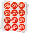 stickers clearance promotion discount pricemarker retail store fixtures & equipment in pricing supplies logo