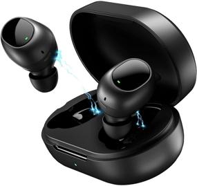 img 4 attached to Bluetooth Cancelling Waterproof Headphones Microphone