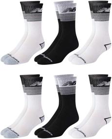 img 4 attached to 🧦 Optimized New Balance Men's Moisture Wicking Cushioned Crew Socks (6 Pack)