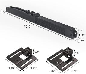 img 3 attached to SmartStandard Barn Door Soft Close Mechanism Hardware Kit - Upgraded Hole-Free Version - Set of 2 - Fits 88-132 lb Single Door - Spring Buffer Damper for Normal Weight Doors