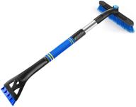 🧤 auper 32" extendable snow brush and ice scraper: top-performing winter tool for cars, trucks, and suvs! logo