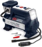 🔌 campbell hausfeld af011400 powerhouse digital inflator: портативный компрессор с автоматическим отключением, 12v 100 psi и безопасным светом. логотип