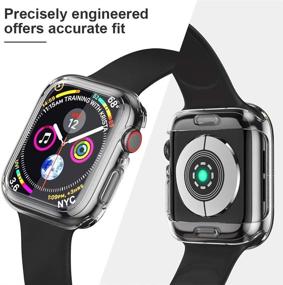 img 2 attached to 🖊️ Чехол Penom для Apple Watch SE Series 6 и Series 5/4 (40 мм, прозрачный) - Защитная пленка экрана (2020)