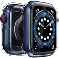 🖊️ чехол penom для apple watch se series 6 и series 5/4 (40 мм, прозрачный) - защитная пленка экрана (2020) логотип