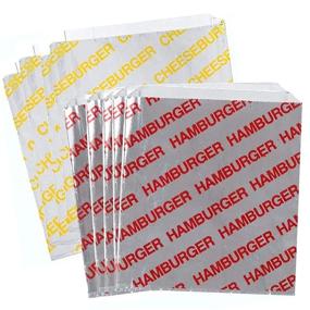 img 1 attached to Printed Hamburger Cheeseburger Silver Yellow