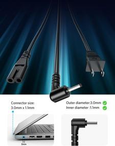 img 3 attached to 🔌 Acer Chromebook Charger - 45W AC Adapter 19V 2.37A for CB3/CB5 11/13/14/15, R11, A13-045N2A, N15Q9, C731/C738T, N15Q8, CB3-532/CB3-431/CB3-131 - Laptop Notebook Power Supply Cord