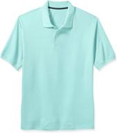 amazon essentials cotton pique hunter men's clothing for shirts logo