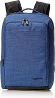 🎒 unveiling amazon basics slim carry on laptop travel overnight backpack in blue: a perfect travel companion! logo