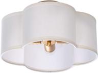 viluxy semi flush ceiling off white corridor logo