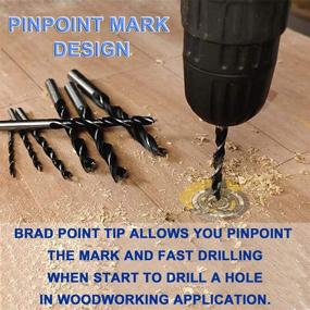 img 1 attached to Brad Point Drill Bits Hardwood