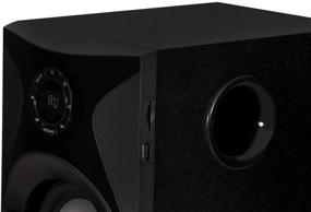 img 1 attached to Акустическая аудиосистема от Goldwood Bluetooth 2.1 Surround Sound - комплект мультимедийных колонок для ПК с LED-дисплеем, FM-тюнером, входами USB/SD-карты, сабвуфером и пультом дистанционного управления.