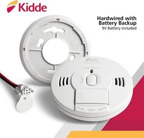 img 1 attached to 🔥 Kidde Hardwired Smoke & Carbon Monoxide Detector with Voice Alert & Battery Backup - Interconnect Combination Alarm