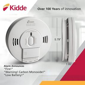 img 2 attached to 🔥 Kidde Hardwired Smoke & Carbon Monoxide Detector with Voice Alert & Battery Backup - Interconnect Combination Alarm
