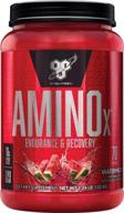 🍉 bsn amino x watermelon flavor - advanced post-workout muscle recovery & endurance powder with 10g amino acids per serving | 70 servings logo