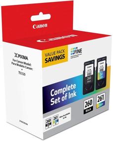 img 2 attached to 🖨️ Canon PG-260 / CL-261 Value Pack for TR7020, TS6420 & TS5320 Printers - Multi-Size, Compatible & Reliable