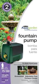 img 3 attached to 🌊 Pennington Aquagarden Universal Fountain Pump: Perfect for Garden Fountains, Water Features, Aquaponics & Hydroponics – 75-150 Gallons, Up to 5’4” Pumping Height