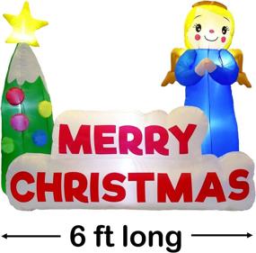 img 3 attached to Christmas Inflatable Decorations Outdoor Decoration Seasonal Decor for Outdoor Holiday Decor