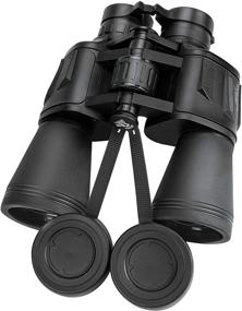 img 4 attached to 🔭 PGFUN 8x Magnification 20x50 Binoculars for Adults – Wide Field of View with 50mm Large Objective Lens – Ideal for Birds Watching, Hunting, Sports, Concerts, and More Outdoor Scenes