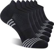 🧦 celersport men's ankle running socks 6-pack: low cut athletic sports socks for active performance logo