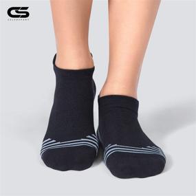 img 1 attached to 🧦 CelerSport Men's Ankle Running Socks 6-Pack: Low Cut Athletic Sports Socks for Active Performance