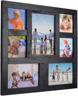 🖼️ excello global products distressed wood collage picture frames: holds 7 various size photos - egp-hd-0335 логотип