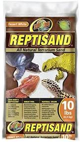 img 2 attached to 🦎 Zoo Med 10 lbs Repti Sand Desert White All Natural (2 Pack) - Effective & Safe Sand for Reptile Habitats