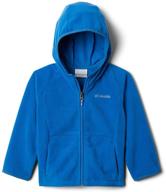 🧥 columbia kids' fast trek ii fleece hoodie: warm & cozy outdoor clothing for children logo