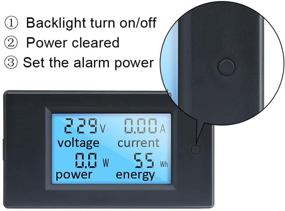 img 2 attached to AC Voltmeter Ammeter 80-260V 100A KT-D135: LCD Display Digital Volt Amp Meter for Efficient Energy Measurement