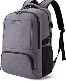 img 4 attached to Laptop Backpack For Men