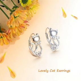 img 1 attached to 👂 Discover Stylish and Hypoallergenic 925 Sterling Silver Stud Earrings for Women/Men: Football/Airplane/Animal Designs perfect for Girls!