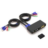 cklau 4kx2k ultra hd 2-port hdmi kvm switch с usb 2.0 hub и поддержкой аудио - управление 2 компьютерами/dvr/nvr, переключение клавиатуры и мыши для linux, windows, mac, unix. логотип