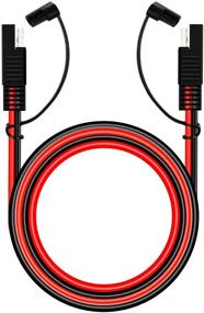 img 2 attached to 🔌 Apoi 14 AWG SAE Extension Cable - SAE to SAE Power Automotive Extension Cable | Quick Disconnect Wire Harness | SAE Connector | 3.2ft/1m Length