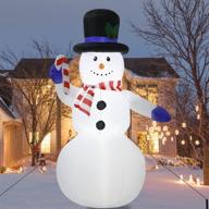 gibmidser inflatable christmas decoration snowman logo