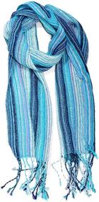 img 1 attached to Gamboa 67155 Alpaca Scarf Turquoise