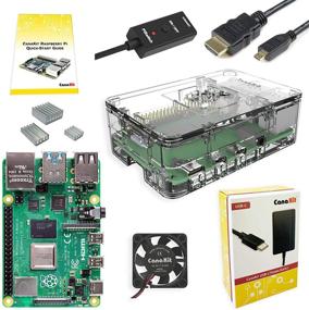 img 4 attached to 🔥 CanaKit Raspberry Pi 4 4GB Basic Starter Kit with Fan: Ultimate Versatility and Enhanced Performance