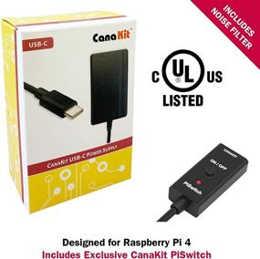 img 1 attached to 🔥 CanaKit Raspberry Pi 4 4GB Basic Starter Kit with Fan: Ultimate Versatility and Enhanced Performance