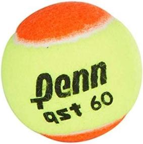 img 3 attached to 🎾 Penn QST 60 Tennis Balls - Youth Felt Orange Dot Beginners' Tennis Balls (3 Ball Polybag)