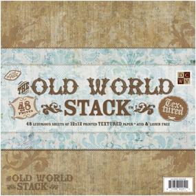 img 4 attached to 📚 Diecuts with a View PS-005-00008 Old World 12x12 Paper Stack – Premium Quality, Diverse Designs, Single Pack