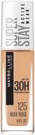 💄 maybelline super stay full coverage liquid foundation makeup, nude beige, 1 fl. oz. - enhance your natural look! logo