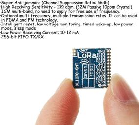 img 2 attached to 📡 Highly Reliable Comimark 2Pcs LoRa SX1278 Wireless Power Mental Module for Arduino: Extended Range up to 5Km