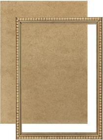 img 3 attached to 🖼️ Tim Holtz Idea-ology Framed Panel - Natural Wood, 0.56 x 9 x 6.5 Inches [TH93283]